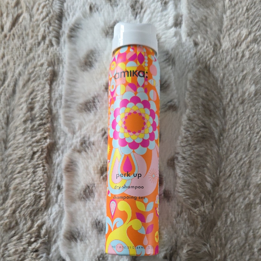 amika Perk Up Dry Shampoo - Orange and Pink